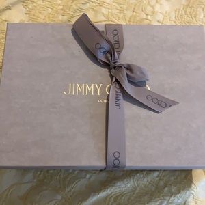 Never worn jimmy choo black/crystal teja 100 heels